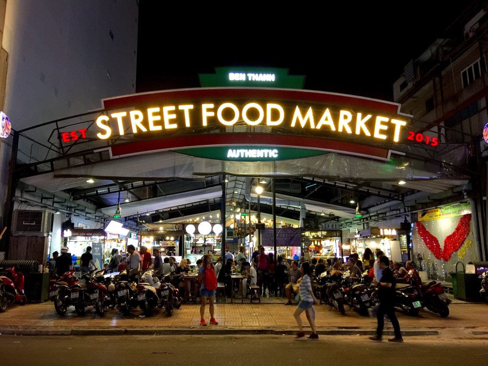 street food market ho chi minh